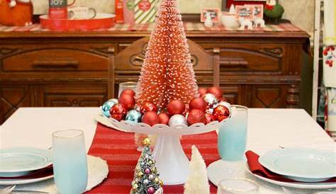 Simple Table Setting For Christmas