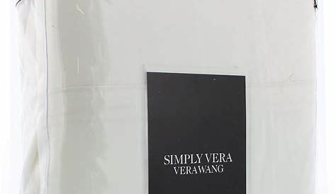 Vera Wang Simply Vera California King Sheet Set White Color - Walmart