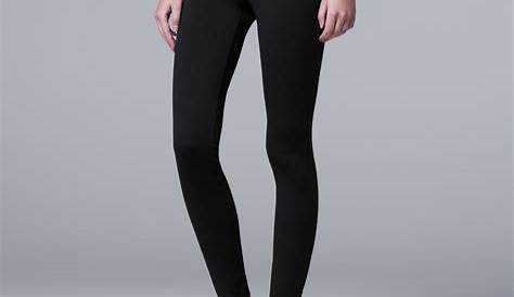 Plus Size Simply Vera Vera Wang 5-Pocket Skinny Ponte Pants | Ponte