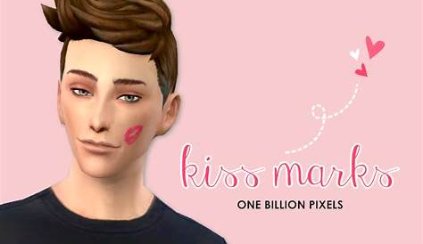 Valentine’s Gift 14 Sweaters + Face Kiss Marks - Sims 4 Facepaint