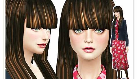 Sims4 Mod 髪型 ロング 最も好ましい