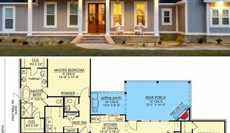 One-Story Modern Farmhouse Plan with Open Concept Living - 51829HZ