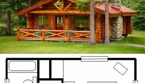 floor plans for cabins | Floor Plan 1 | Log cabin floor plans, Log home