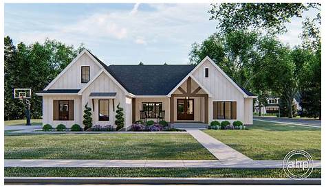 Grand One-Level Farmhouse Plan with Optional Lower Level - 25663GE