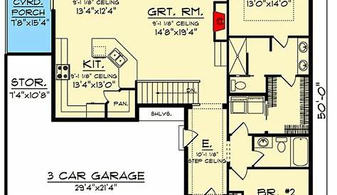 Plan 960025NCK: Economical Ranch House Plan with Carport | Simple house