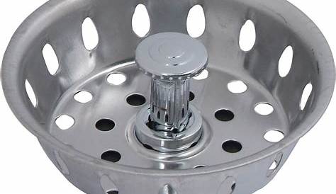 Stainless Steel Kitchen Sink Strainer Waste Plug Drain Stopper Filter
