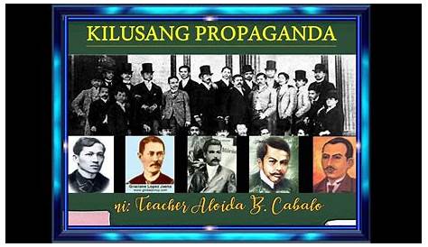 Layunin Ng Kilusang Propaganda Tagalog