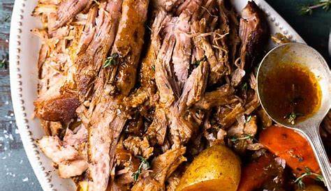 Slow Cooker Herb Pork Roast and Vegetables | Six Sisters' Stuff | Pork