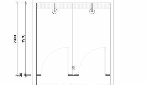 Guide to commercial shower cubicle sizes | JCM Fine Joinery