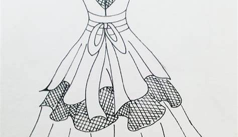 Sketsa Desain Dress Brokat Terbaru - IMAGESEE