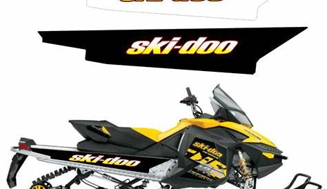 Custom Ski Doo Decals & Stickers