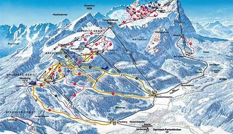 GarmischClassic Ski Resorts Germany ski map Ski Resorts Germany