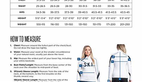 Ski Size Guide, Wakeboard Size Guide, Vest And Buoyancy Suits Twister