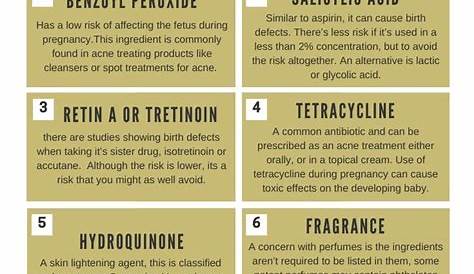 Skin Care Products Unsafe During Pregnancy Top 10 Best