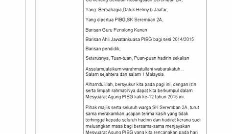 Teks Ucapan Pengacara Majlis - Bahasa Melayu Pengurusan Pejabat - UiTM