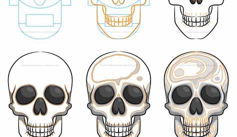 25 Easy Skull Drawing Ideas - How to Draw a Skull