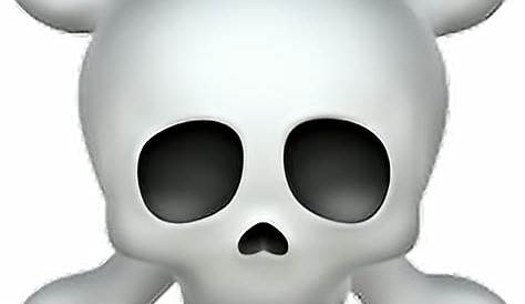 #mq #red #skull #skulls #emoji #emojis - Red Skull Emoji , Free