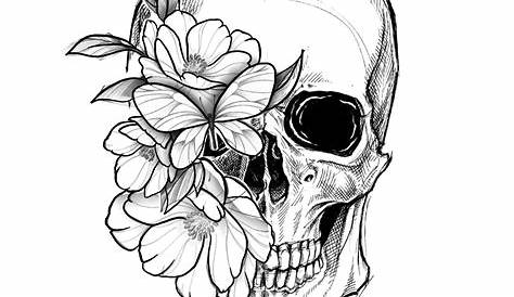 Skull'n'roses by Skrzynia on DeviantArt | Skulls drawing, Skull tattoo