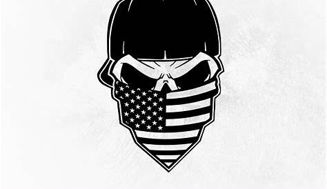 American Flag Skull Svg Grafica di wanchana365 · Creative Fabrica