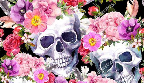 Pin by Judy Griswold on skull Tattoos | Skull art, Flower skull, Skull