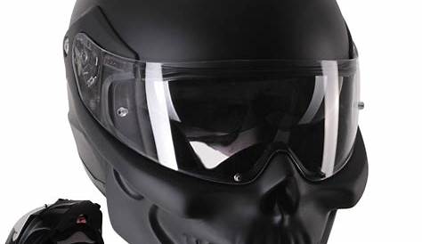 DOT GLOSS SKULL MOTORCYCLE BIKER HALF HELMET HELMETS - Helmets