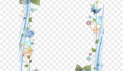 Blue Simple Transparent PNG Frame | Gallery Yopriceville - High-Quality