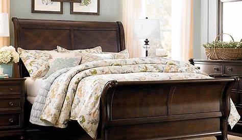 Sleigh Bed Bedroom Decorating Ideas