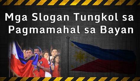 Mga Slogan Tungkol sa Pagmamahal sa Bayan - Philippine Government 30426