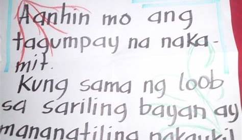 slogan tungkol sa kalayaan ng ating bansa - Brainly.ph