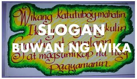 Pagpapakita Ng Pagmamahal Sa Wikang Filipino