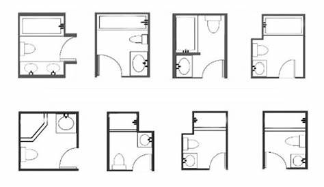 Bathroom Layouts that Work | Small bathroom floor plans, Bathroom