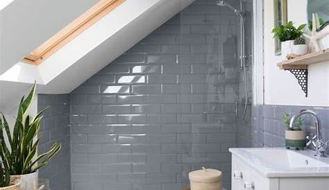 This colorful, small gray bathroom makeover can be done in just 1