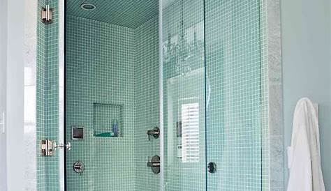 Corner shower idea, Rileighs bathroom. This would be perfect for that