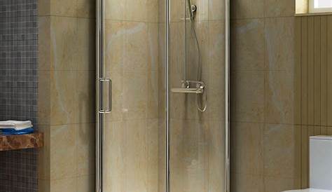 Small bathroom, corner shower update ideas. Herringbone marble feature