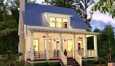 tiny cottage porches - Google Search | Small cottage house plans