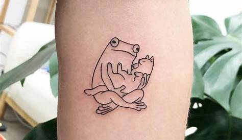 Small frog tattoo Tree Frog Tattoos, Tree Of Life Tattoo, Life Tattoos