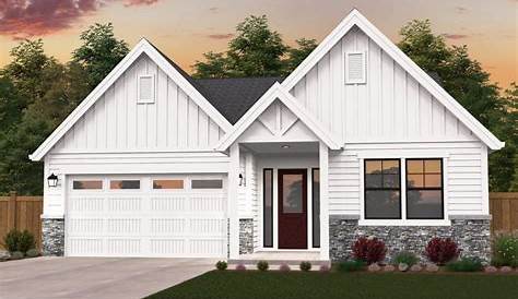 Modern Farmhouse with a Double Garage. Designing and building a