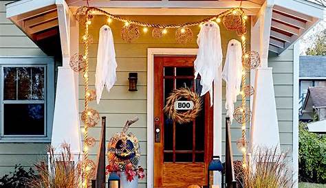 Small Front Porch Halloween Decorations