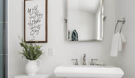 43 Cute Half Bathroom Ideas That Will Impress You 40 | Half bathroom