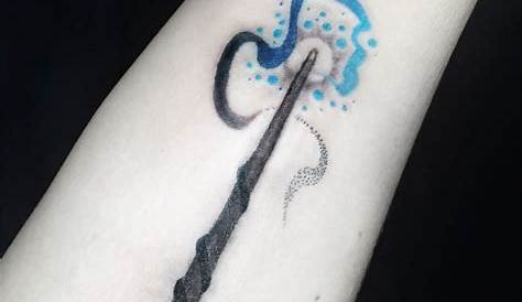 Top 15 Harry Potter Wand Tattoos – Littered With Garbage | Wand tattoo