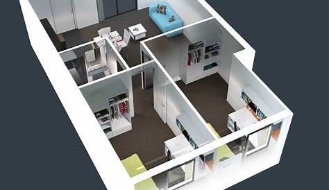 50 Two "2" Bedroom Apartment/House Plans | Architecture & Design