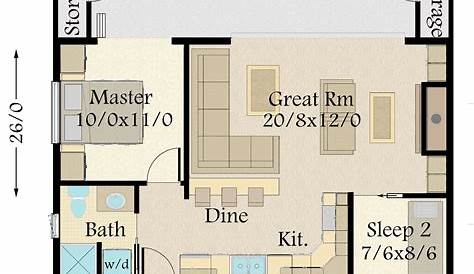 Small House Plan CH102 House Plan