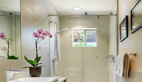 A Small Bathroom Makeover Delivers with a Sleek Shower and DIY Touches