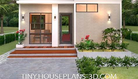 Small House Plan. (1 Bedroom House Plan) : DK 3D Home Design