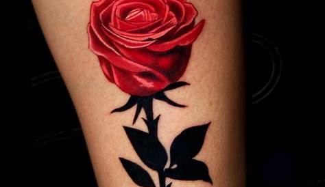 red rose tattoo rose tattoo small tattoo small tatts Rose Tattoos, Leaf