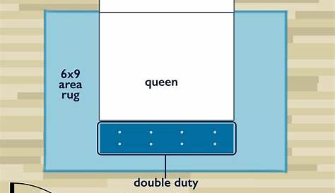 How to arrange a small bedroom with a queen bed