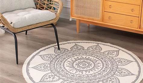 Handmade Braided Oval & Round Rug For Bedroom & Living Room Reversible