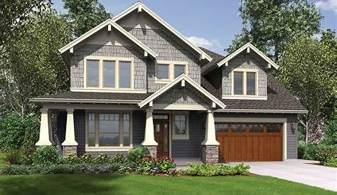 Campbell House Plan -2 Story Craftsman style house plan - Walker Home