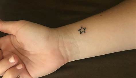 Small Tattoo Star My First Wrist s On Wrist,