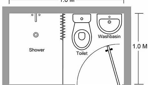 Bathroom floor plans small toilets 20 Ideas | Planos de baños, Planos